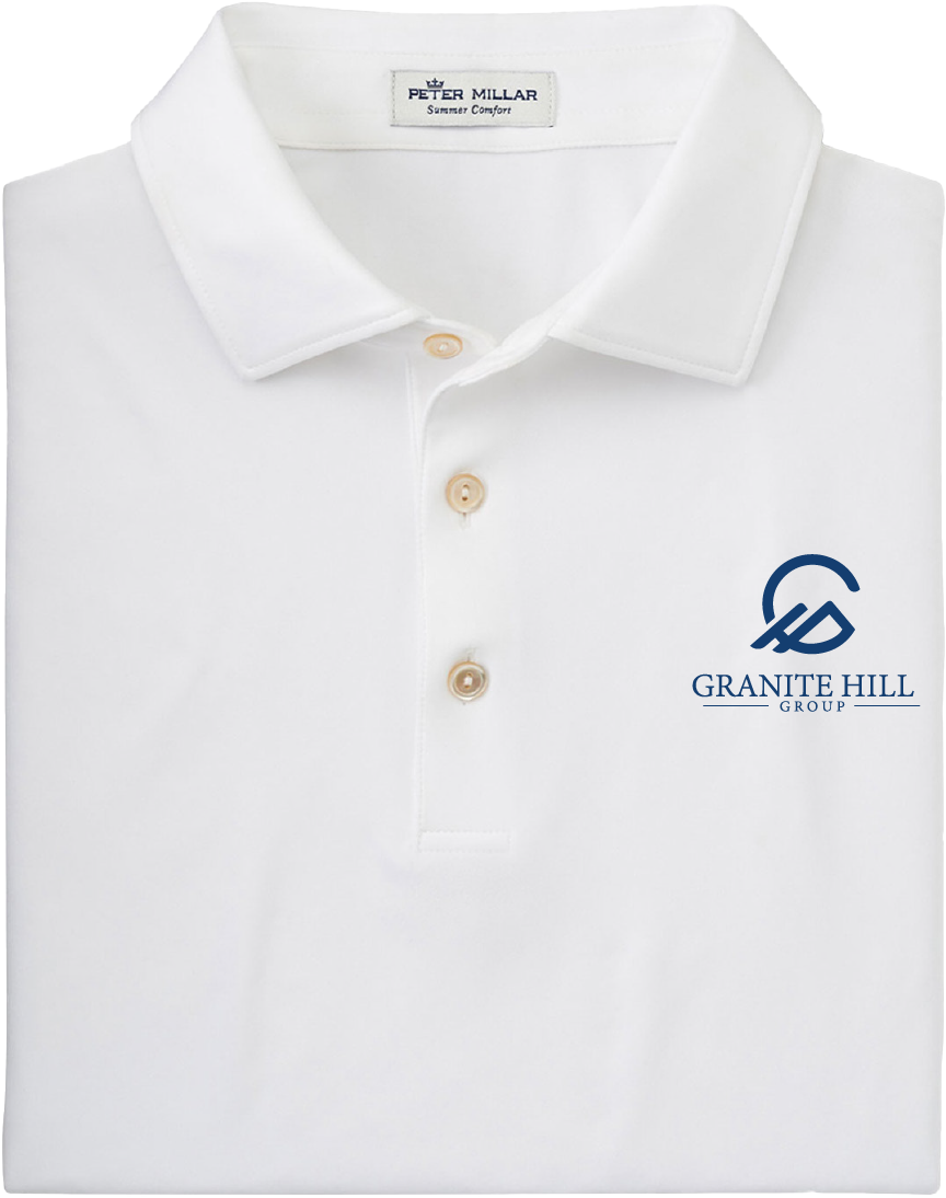 Peter Millar® Men's Solid Performance Polo ∙ Self Collar